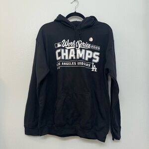 Los Angeles Dodgers World Series Champion Hoodie Black Size M